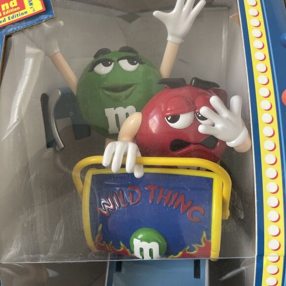 Vintage M&M Candy Dispenser Wild Thing Roller Coaster Collectible 2nd Edition - Picture 6 of 8